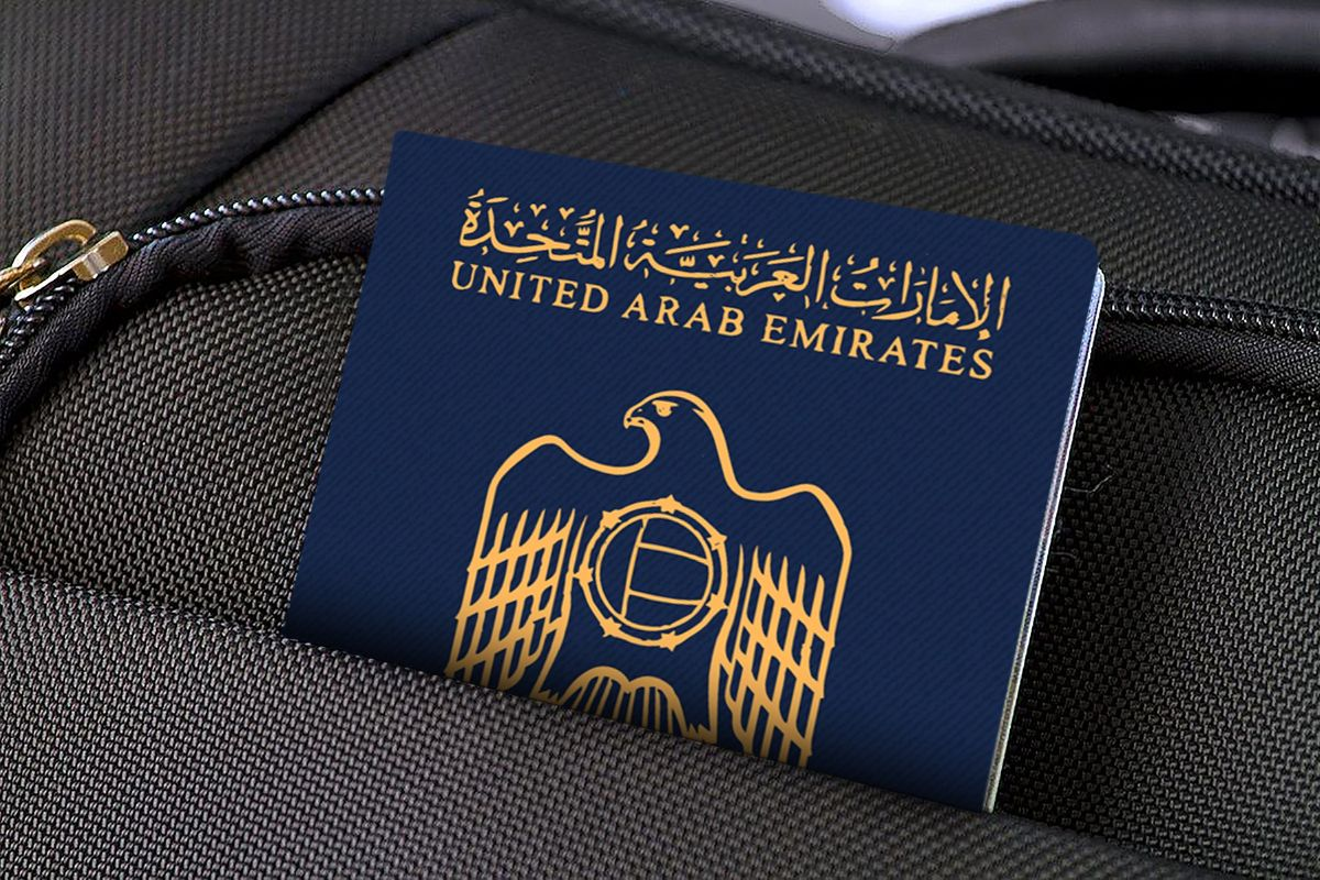 Photo of passport attained after visa guidance for Dubai property buyers