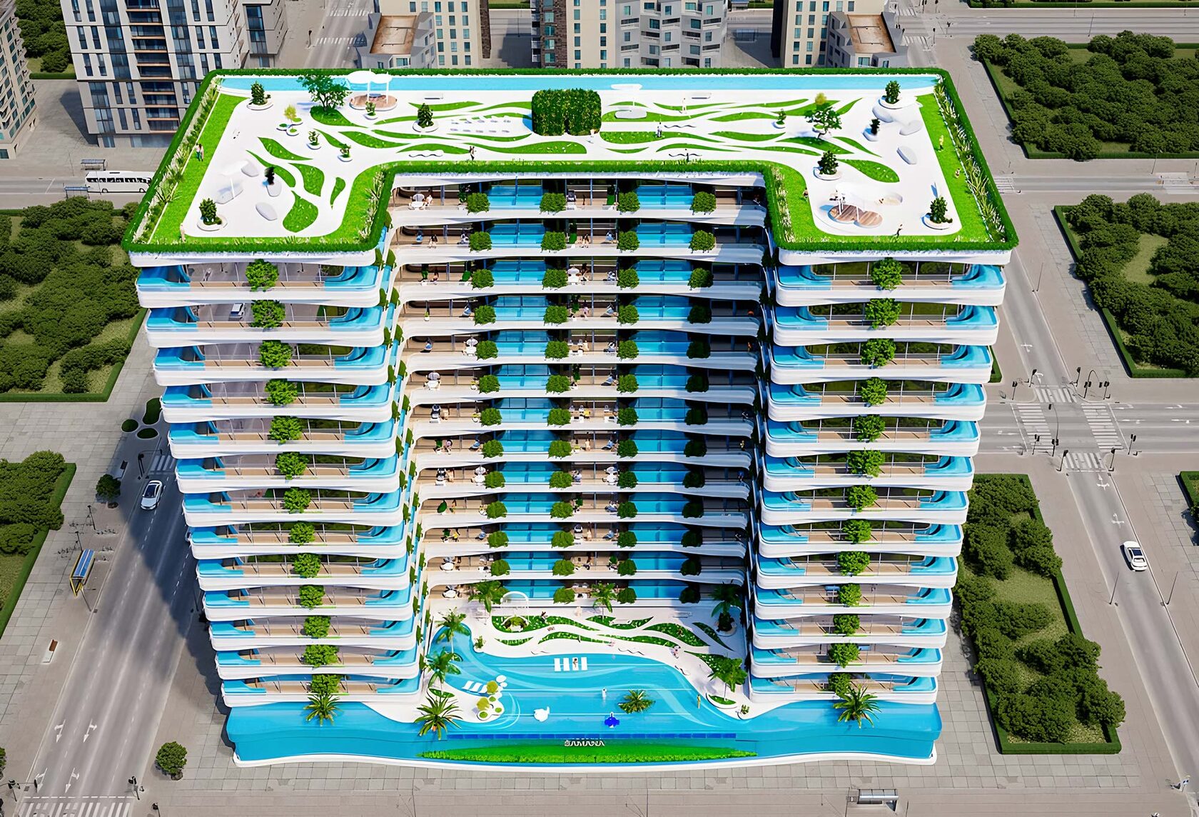 Samana IVY Gardens 2 at Dubai Land Residence Complex
